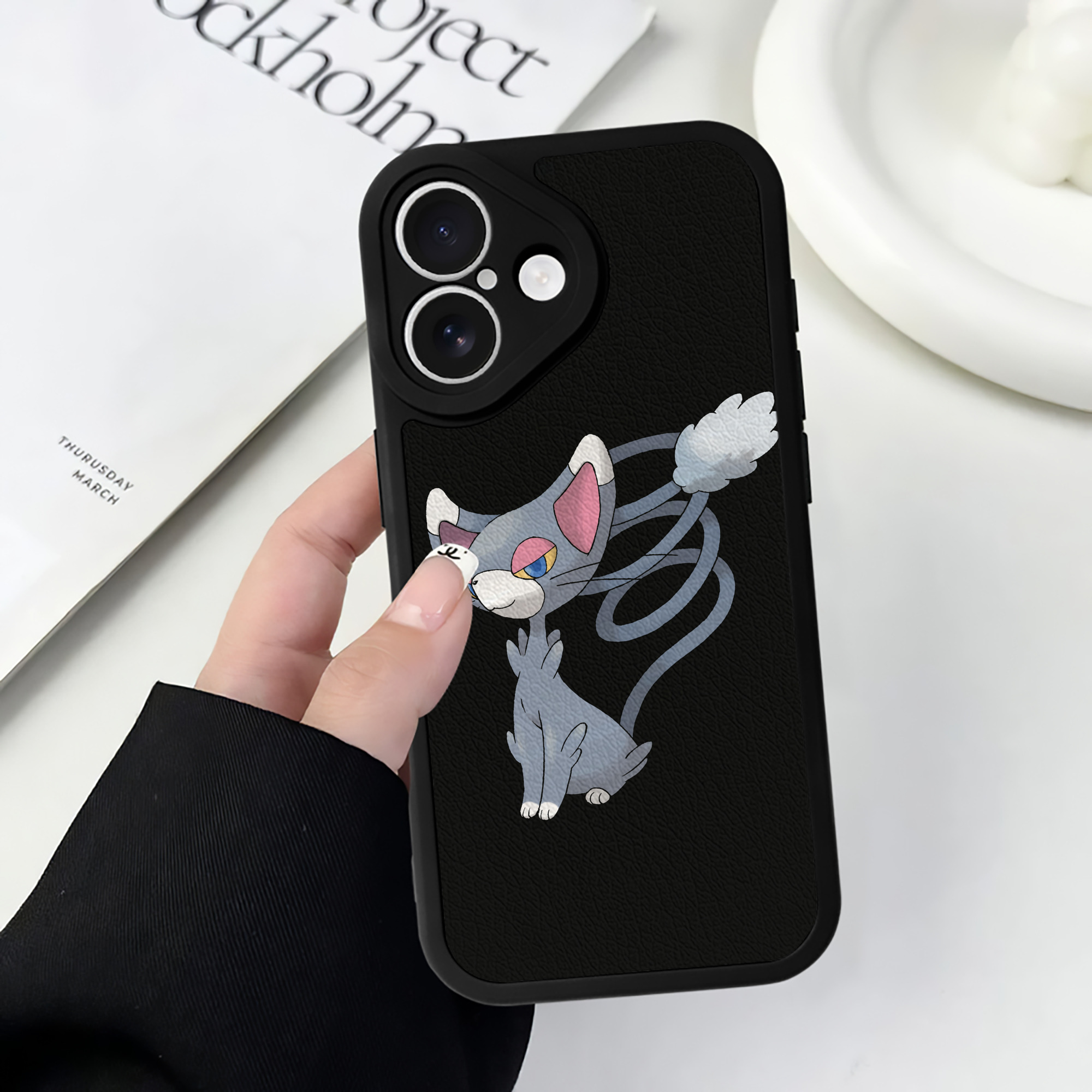 （画像用） ポケットモンスター Pokémon 【iPhone 16シリーズ対応】シリコンスマホケース（レザー調） 材質：シリコン